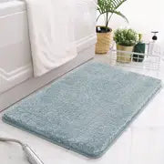 Bath Mats For Bathroom - Anti Slip Absorbent Bathroom Mats Soft Microfiber Bath Mats - Fluffy Plush Shaggy Bathroom Rugs And Mats For Shower, Tub, Sink