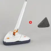 Telescopic Triangle Mop 360° Rotatable Spin Cleaning Mop Adjustable Squeeze Wet And Dry Use Water Absorption Home Floor Tools