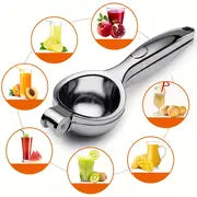 1pc, Citrus Juicer, Multifunctional Lemon Juicer, Creative Orange Juicer, Manual Juicer, Lemon Squeezer, Stainless Steel Manual Fruit Squeezer, Citrus Squeezer, Kitchen Stuff, Kitchen Gadgets