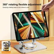 360-degree Swivel Tablet Stand Mobile Phone Tablet Stand Aluminum Alloy Multifunctional Desktop Lazy Stand 360 Degrees Swivel Foldable Light And Easy To Carry