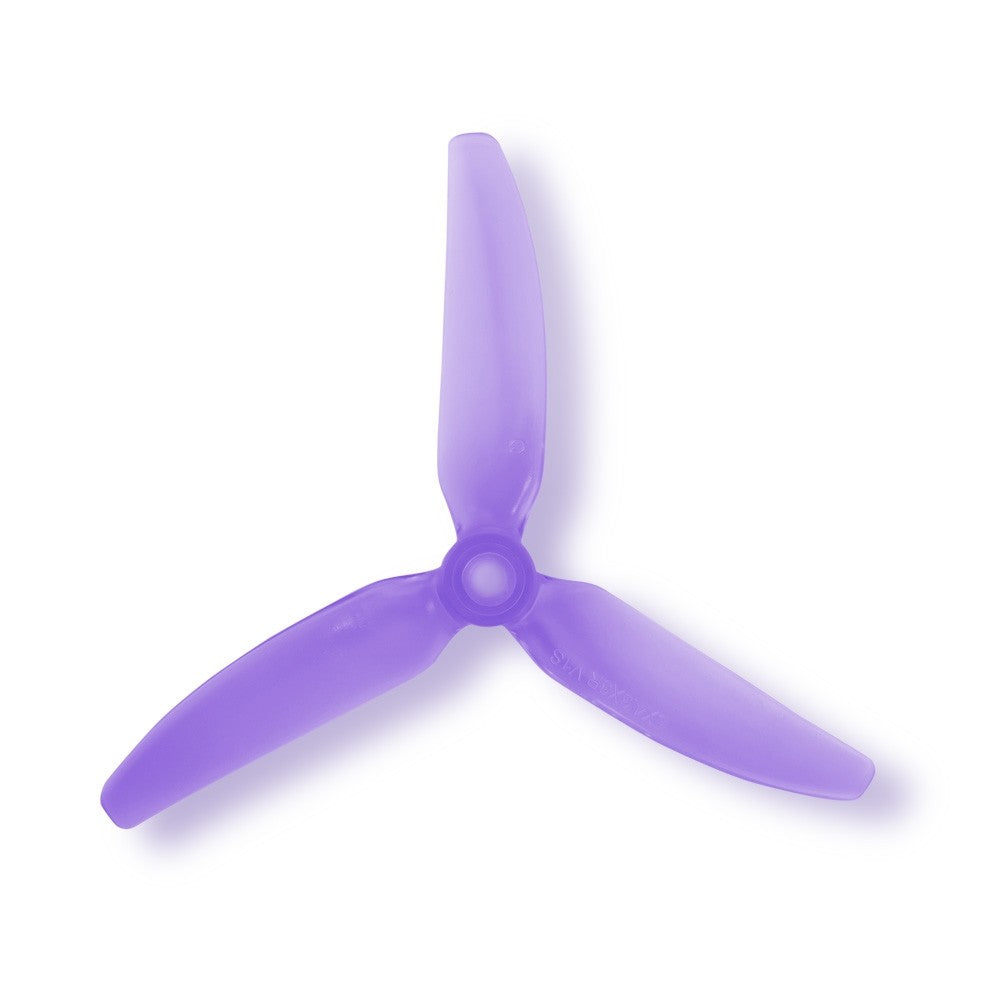 HQProp DP 5x4.3x3V1S Light Purple Propeller - 3 Blade (2CW+2CCW/Bag)