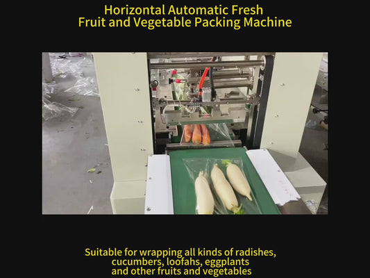 Horizontal Automatic Fresh Fruit and Vegetable Packing Machine