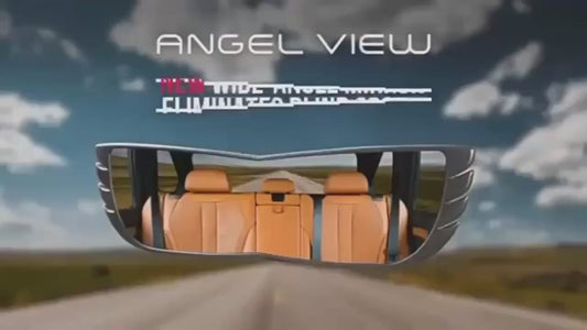 1pc Car Wide Angle Rearview Mirror Curved Interior Large Field Of View Inside Mirror Blind Area Auxiliary Mirror