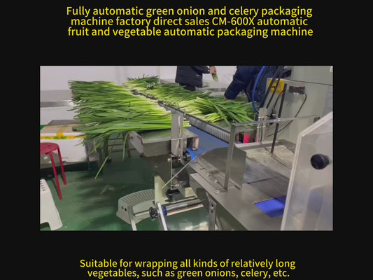 Automatic celery packing machine factory outlet CM - 600X automatic fruit and automatic vegetable packing machine