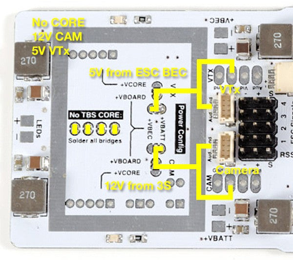 QAV250 "Fury" Power Distribution Board